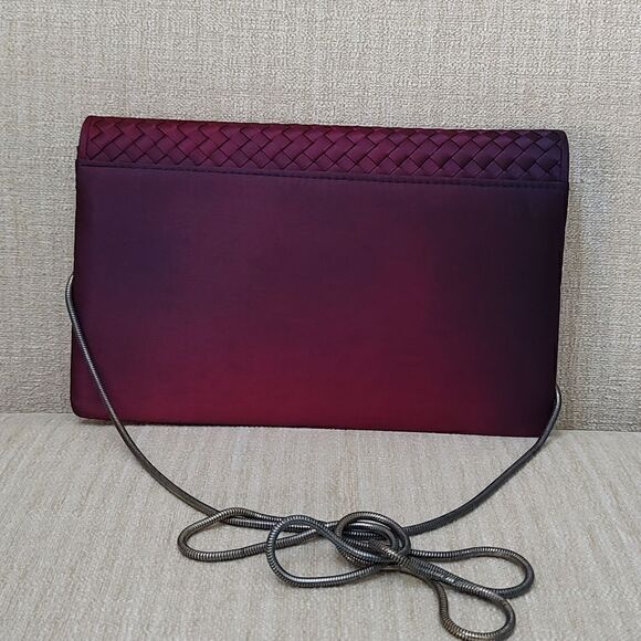 Bloomindales Woven Flap Clutch Shoulder Bag Vintage NWT - Picture 6 of 11